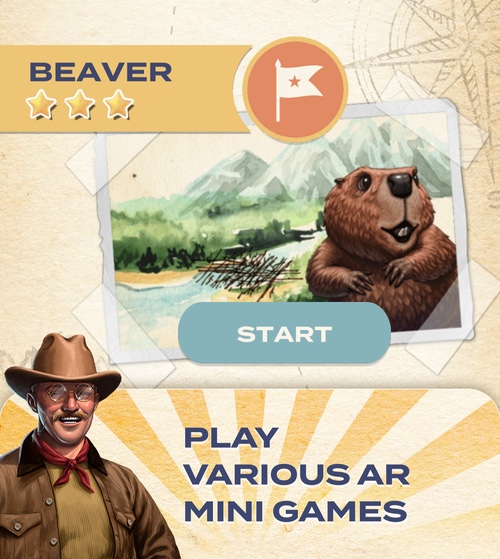 BEAVER START PLAY VARIOUSAR MINIGAMES